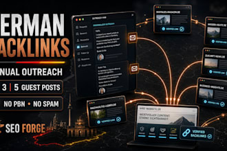 build relevant german backlinks with manual outreach