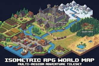 design isometic pixel tileset pixel tilemap rpg pixel game background game asset