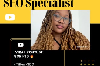 write engaging youtube scripts, titles, and descriptions