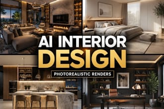 create photorealistic ai interior design renders