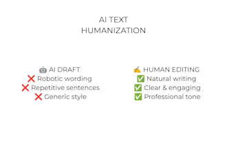 humanize ai generated text and make it sound natural