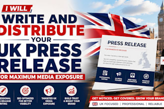 write and distribute your uk press release for maximum media exposure