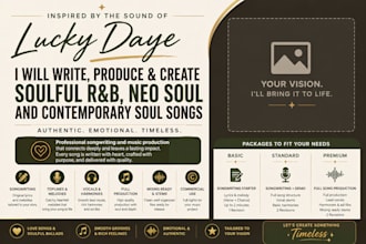 produce smooth neo soul and contemporary rnb tracks