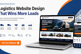 create wordpress website for logistics, trucking, freight, hauling business