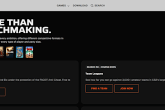 build tournament website, esports website, gaming and association website