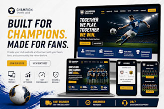 build a sports, gaming, and esports tournament website