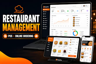 develop custom restaurant management system and pos