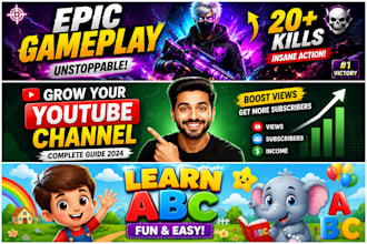 design frofessional you tube thumbnails