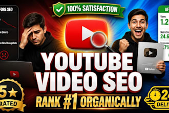 supercharge youtube video SEO for organic ranking