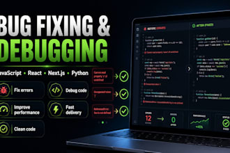 fix bugs and errors in your website or web application