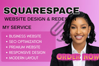 design squarespace website, figma to squarespace landing page, website expert