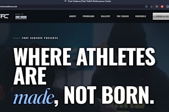 design a professional small business website