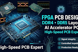 design fpga pcb ,ddra ocb layout,ai accelerator and high speed pcb recommended