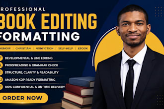 edit proofread format your memoir christian book manuscript self help ebook KDP