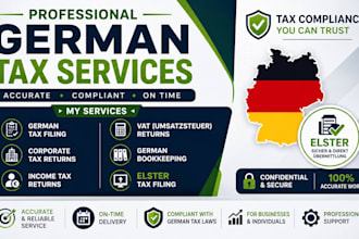 german tax filling corporate tax bookkeeping income tax steuerberater german vat