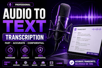 transcribe your audio or video to text