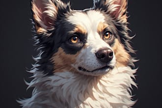 paint stunning pet portrait