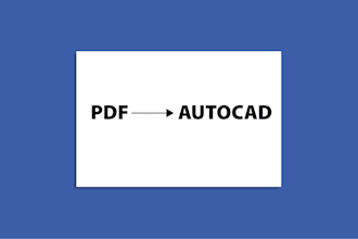 autocad drafting from PDF