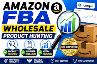 do amazon fba wholesale product hunting and supplier research