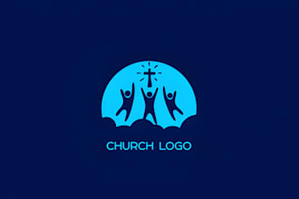 design modern religious, church, christian and ministry logo