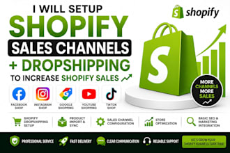 do shopify sales channel and shopify dropshipping to increase shopify sales