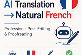 professionally edit and proofread your ai translated content