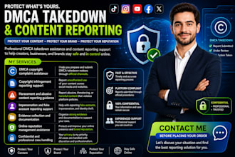 tiktok, ig, x banning mass report, remove copyrights, takedown harassing content