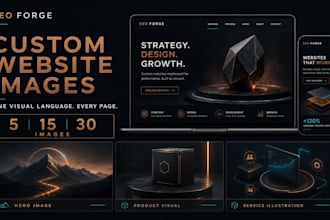 design custom website images and hero banners