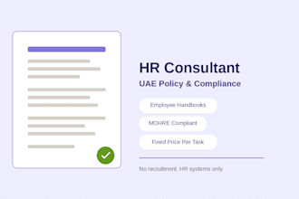 create your uae employee handbook and HR policy manual
