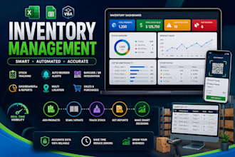 design custom inventory management excel in google sheets