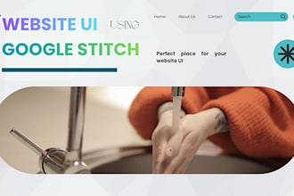 do website frontend design using figma
