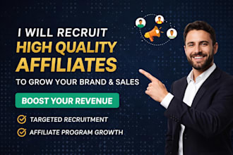recruit high converting affiliate for your affiliate program