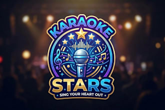 design a fun and professional karaoke logo