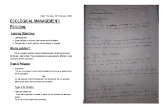 copy type and copy edit your biology and chemistry notes