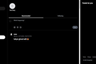 develop a modern react social media website