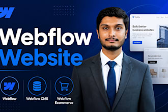 build webflow website with cms product listing