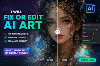 fix or edit art generated by ai