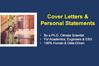 write or edit your climate, environmental science, or engineering cover letter