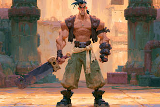 do a beautiful character artwork for you
