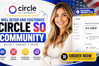 setup circle so circle online course circle online community circle so website