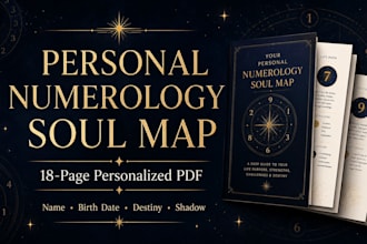 create your personalized numerology soul map PDF