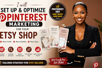 setup and optimize pinterest marketing for your etsy shop