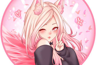 draw your oc in chibi anime for pfp