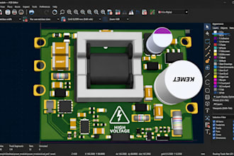 design smps power supply pcb for buck, boost, flyback and forward converters