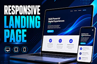build a responsive landing page