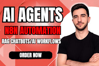 build ai agents, n8n automation, rag chatbots and ai workflows