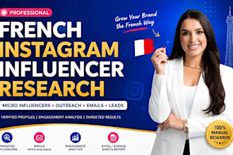 do french instagram influencer marketing outreach and micro influencer research