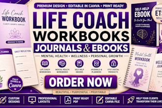 design life coach workbook etsy mental health journal wellness workbook etsy