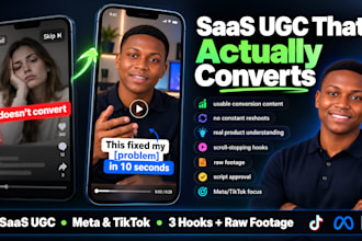 create q4 human ugc saas app demo videos for meta and tiktok ads holiday ugc
