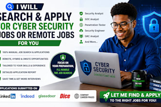 search and apply for cybersecurity jobs and remote cybersecurity jobs